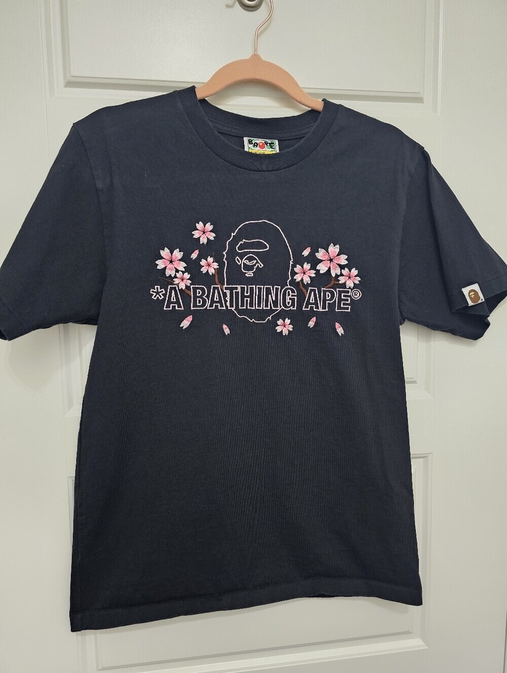 Bape Sakura A Bathing Ape Tee Black Size S.